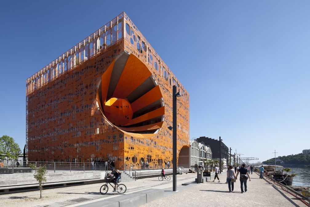 Le cube Orange La Confluence - Jakob + MacFarlane architectes - www.b-rob.com
